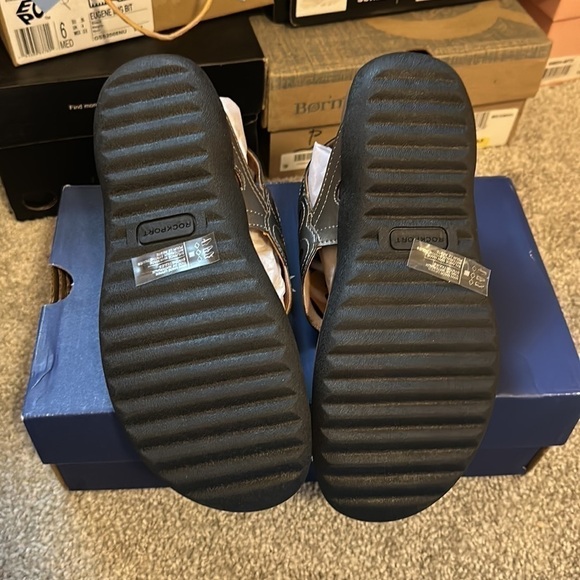 Rockport Ridge Sling Sandal silver 6.5 7 7.5 9.5 10 - Picture 5 of 7